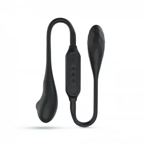 Вибратор на гибкой сцепке со стимуляцией пальчиком Dorcel DUAL EXPLORER photo 1