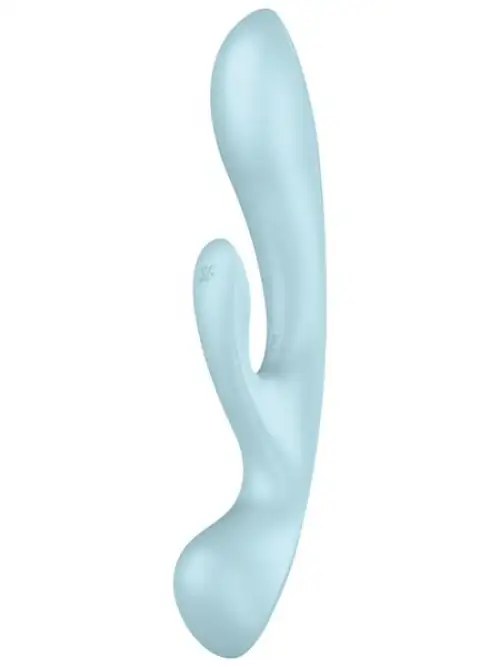 Вибратор-кролик Satisfyer Triple Oh Blue photo 1