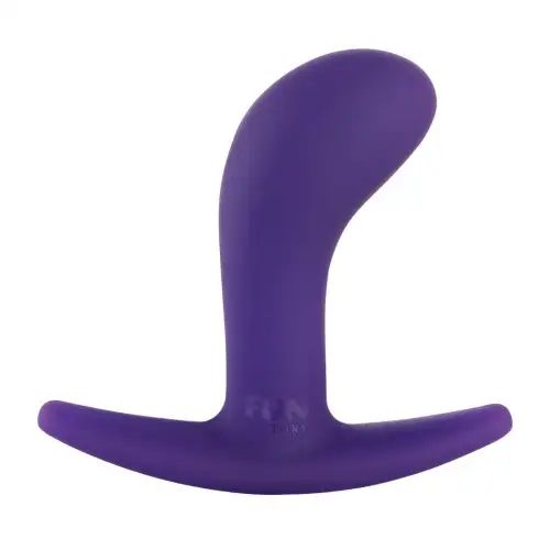 Анальная пробка Fun Factory BOOTIE, S, фиолетовая, диаметр 2,8 см, тонкий ограничитель photo 1