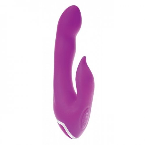 Вибратор Discretion Dual Sleek Rabbit Pink Minx, 14 см photo 1