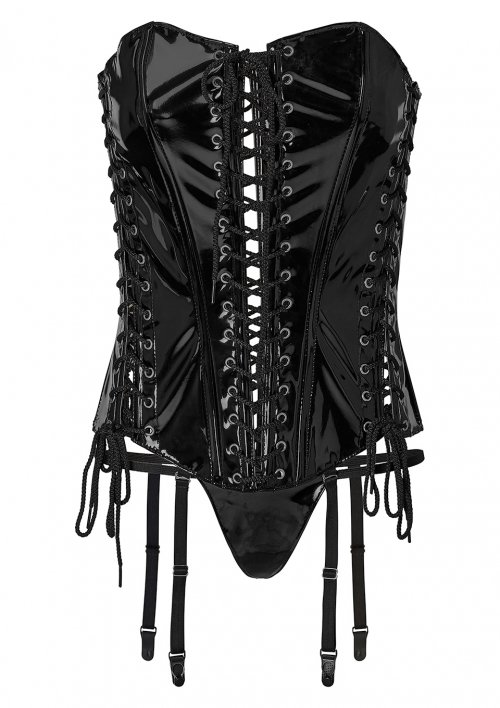 Лаковый корсет со шнуровкой Avanza, размер S photo 1