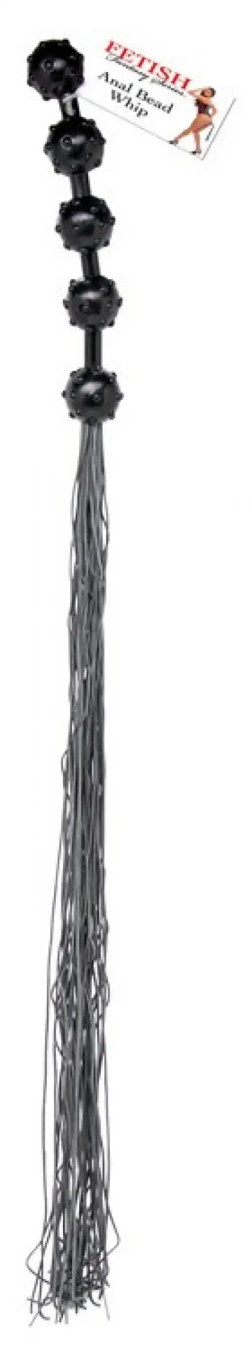 Плеть с анальными шариками ANAL BEADS WHIP photo 1