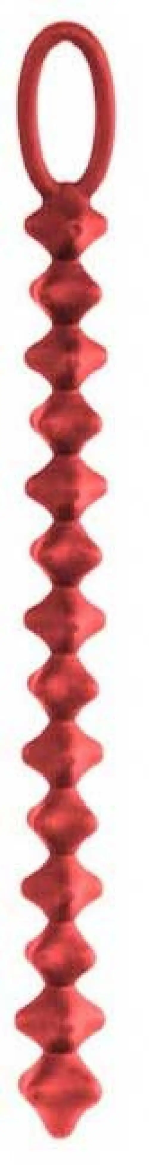 Анальная цепочка ANAL BEADS RED photo 1