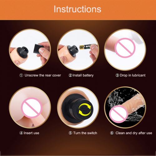 Реалистичный вибратор из силикона, цвет телесный photo 1