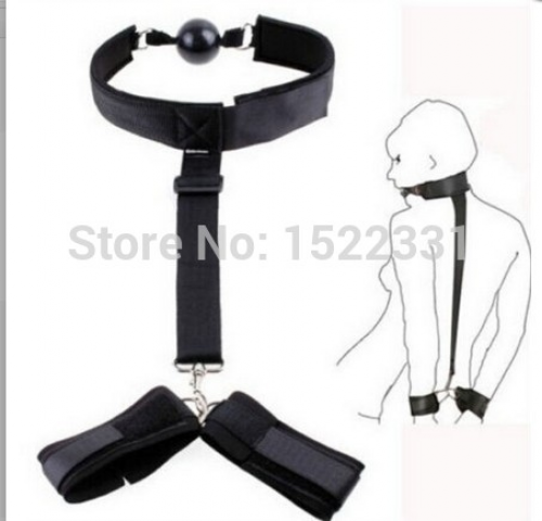 Наручники с ошейником и кляпом photo 1