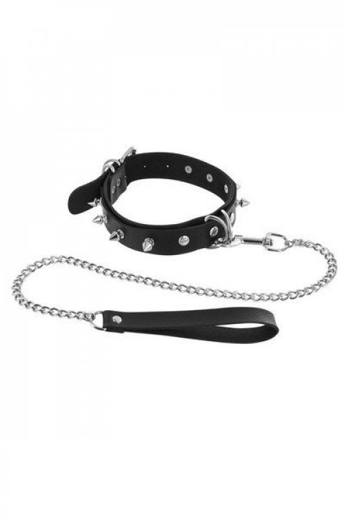 Чокер Fetish Tentation Spikes and Leash photo 1