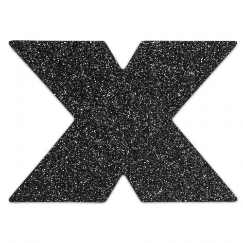 Украшение на соски Bijoux Indiscrets - Flash Cross Black photo 1