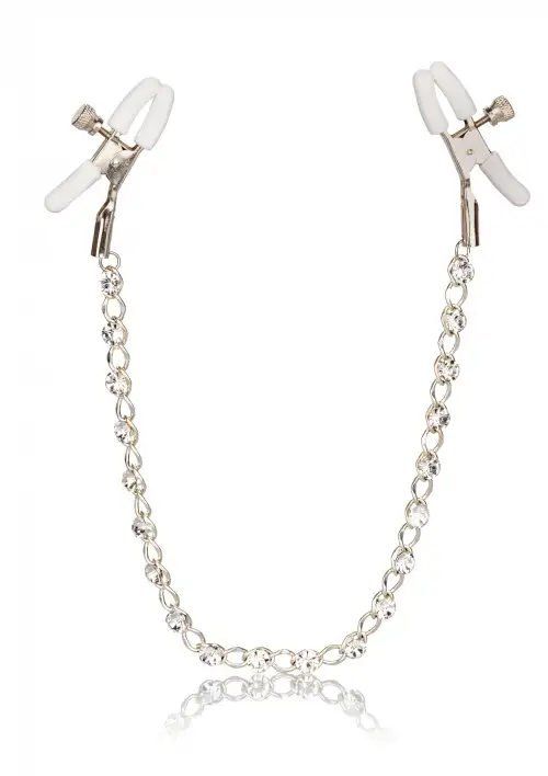 CalExotic Crystal Chain Nipple Clamps зажимы для сосков photo 1