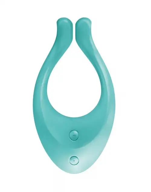 Вибратор для пар Satisfyer Endless Love Turquoise, 3 независимых мотора, многофункциональный photo 1