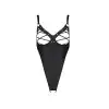 Боди из экокожи Celine Body black L/XL — Passion: с доступом, открытый photo 5