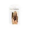 Боди Penthouse Runway Queen XL Black, вырез на спине, плетение в зоне декольте и на спинке photo 3