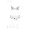Сексуальный комплект с поясом для чулок LOVELIA SET white L/XL - Passion photo 7