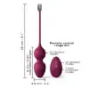 Вагинальные шарики Dorcel LOVE BALLS PLUM, вибрации и движения внутреннего шарика, пульт ДУ photo 5