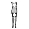 Ажурный бодистокинг с чулками Passion BS082 black photo 3