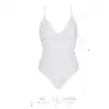 Боди с ажурным декором и открытым шагом Ursula Body white L/XL — Passion photo 5