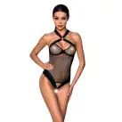 Сетчатый боди с халтером Amanda Body black S/M - Passion photo 1