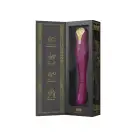 Смартвибратор-пульсатор Zalo — King Velvet Purple, кристалл Swarovski photo 3