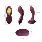 Смарт-вибратор в трусики Zalo - AYA Velvet Purple, насадка и пульт ДУ photo 3