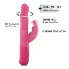 Вибратор-кролик Dorcel Baby Rabbit Magenta 2.0 с жемчужным массажем и вращающейся головкой photo 3