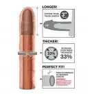 Насадка-удлинитель для пениса Perfect Extension Flesh, 76 мм photo 3