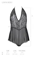 Боди Passion LEAFA BODY black S/M - ECO Passion photo 5