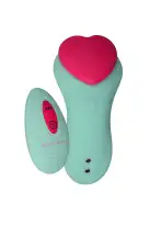 Вибратор в трусики FairyGasm HeartGem green, на магните, пульт ДУ photo 10