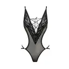 Боди монокини с декольте ERZA BODY black S/M - Passion photo 3