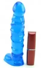 Фаллоимитатор RAGING SLIMLINE COBALT BLUE BALLSY photo 3