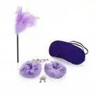 Секс-набор MISTRESS KIT– CUFFS, TICKLER MASK photo 2