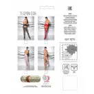 Эротические колготки TIOPEN 006 beige 3/4 (30 den) - Passion, с вырезом, имитация трусиков photo 3