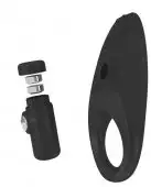 Эрекционная вибронасадка OVO B3 BLACK photo 4