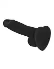 Реалистичный фаллоимитатор Strap-On-Me SOFT REALISTIC DILDO Black - Size S photo 2