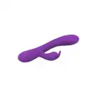 Вибратор-кролик Wooomy Gili-Gili Vibrator with Heat Purple, отросток с ушками, подогрев до 40 °С photo 2