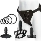 Набор для страпона Doc Johnson Vac-U-Lock Dual Density Extreme Set, диаметр: 7,72 см, 2×6,99 см photo 3