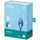 Эрекционное смарт-виброкольцо лассо с регулировкой размера Satisfyer Bullseye Blue photo 3