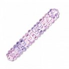 Фаллоимитатор Glas Purple Rose Nubby Glass Dildo photo 2