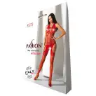 Бодистокинг с имитацией чулок Passion BS079 red photo 5
