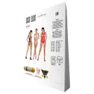 Бодистокинг с доступом Passion BS086 red, вертикальная сетка, вырез на спинке photo 5