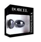 Металлическая анальная пробка с украшением в виде кристалла Dorcel - Diamond Plug BLACK S photo 7
