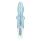Вибратор-кролик Satisfyer Touch Me Blue, двойной отросток, 3 мощных мотора photo 6