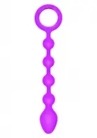 CalExotics Booty Call Booty Climaxer - анальная цепочка, 20,25х3,25 см, розовый photo 3